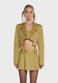 BY DYLN Porter Crop Jacket Cropped Jacket