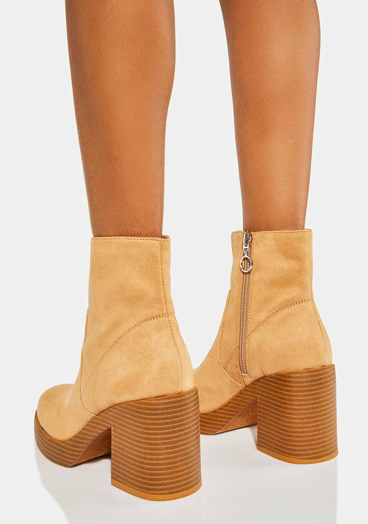 Dirty Laundry Camel Groovy Ankle Boots Boots & Booties