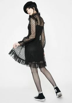 Jawbreaker Don't Mesh With My Heart Ruffled Dress