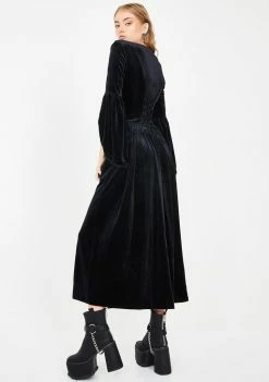 Jawbreaker Velvet And Satin Maiden Dress