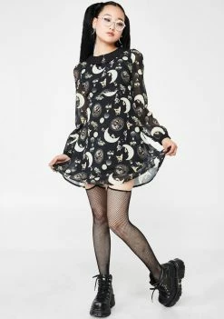 Jawbreaker Catstellation Wednesday Dress Dresses