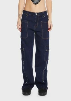 BY DYLN Edwards Cargo Jeans Cargo Pants
