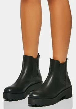 Dirty Laundry Maps Platform Chelsea Boots