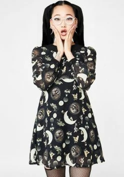 Jawbreaker Catstellation Wednesday Dress Dresses