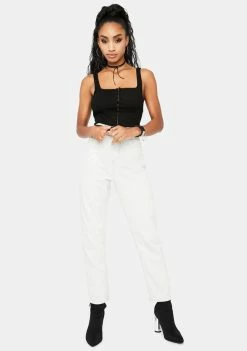 BY DYLN Bottoms Maci Mom Jeans