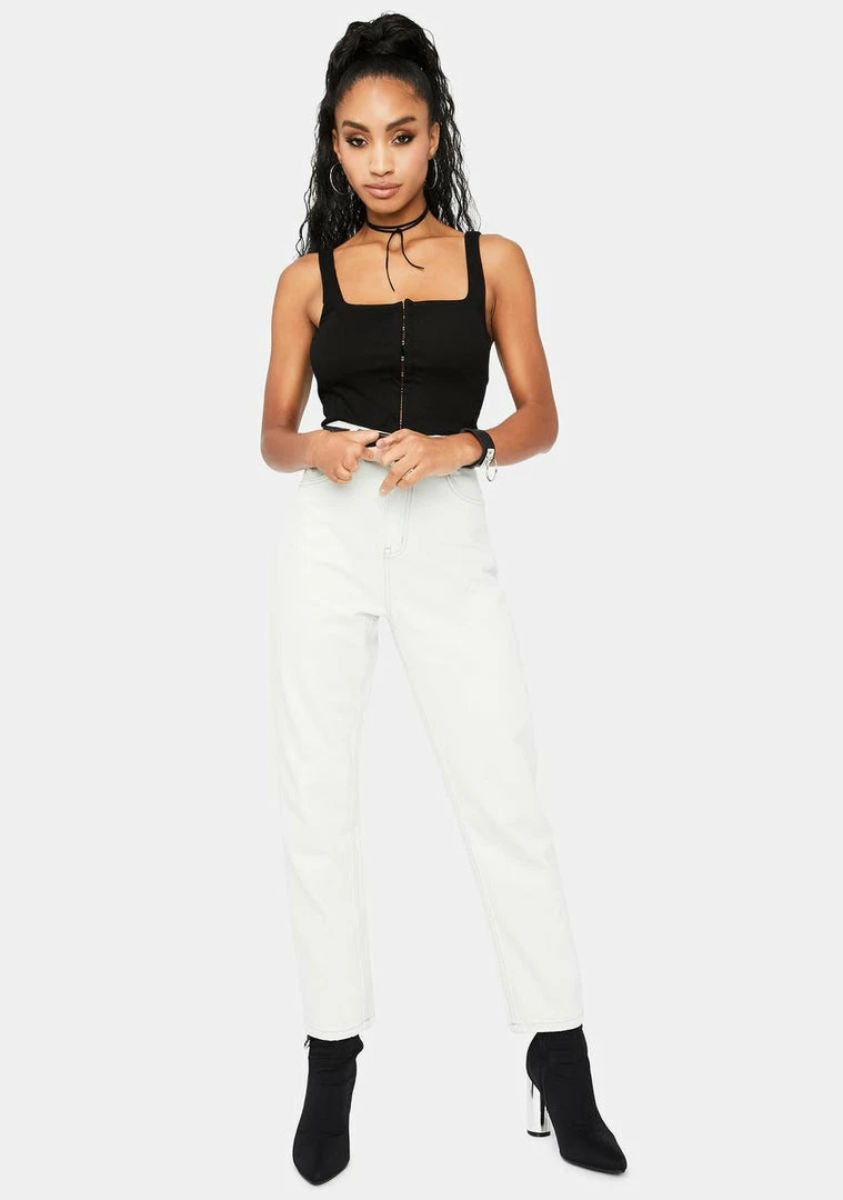 BY DYLN Bottoms Maci Mom Jeans